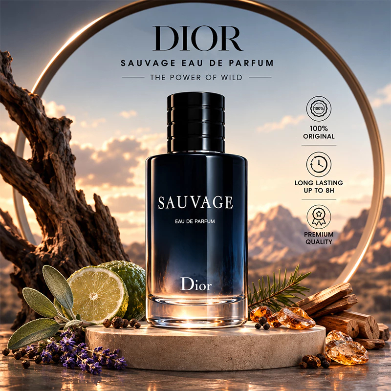 Sauvage Eau de Parfum EDP 100ml/ Sauvage Eau De Toilette EDT 100ml/ Sauvage Elixir 60ml