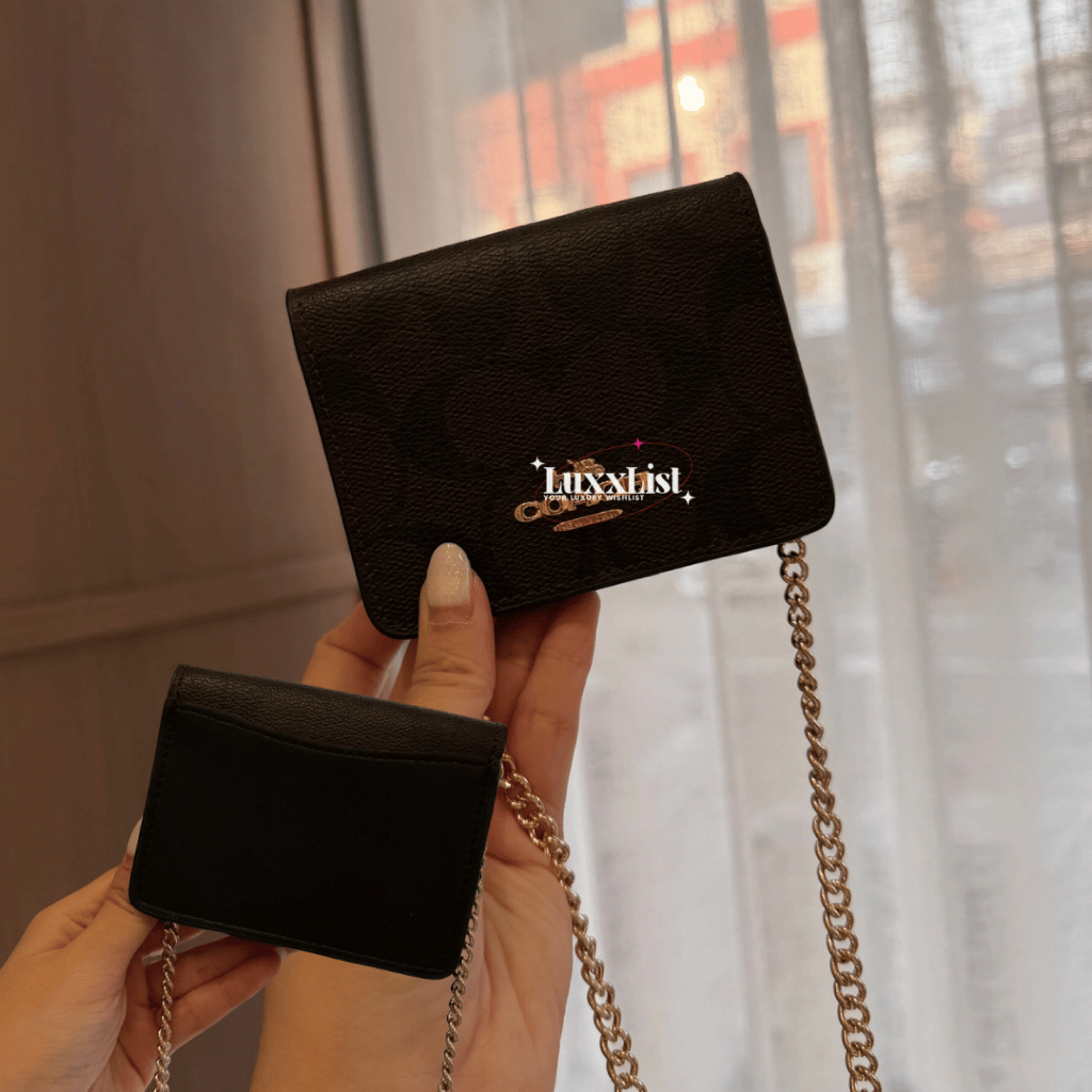 Signature Mini Wallet on Chain Dompet Mini Wanita