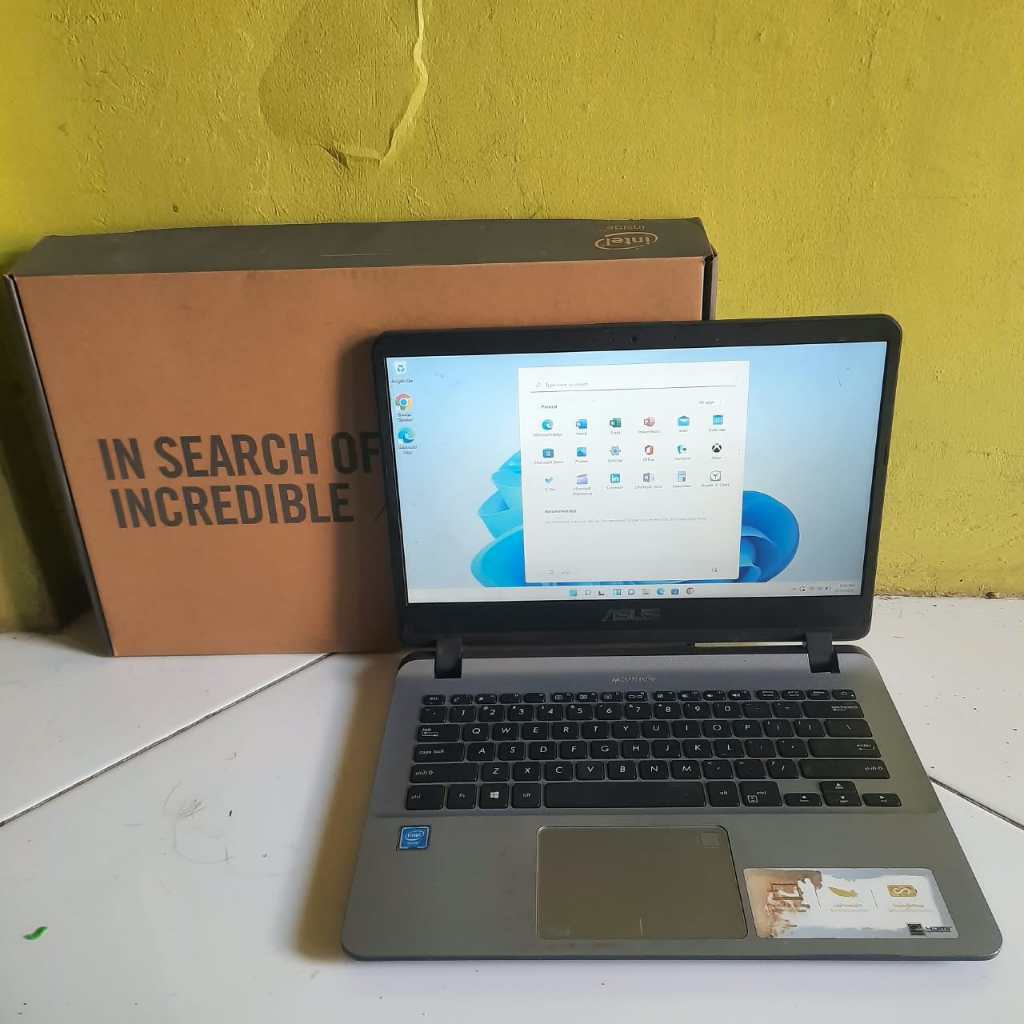 LAPTOP ASUS A407MA A407M INTEL CELERON N4000 RAM 4GB SSD 120GB SECOND