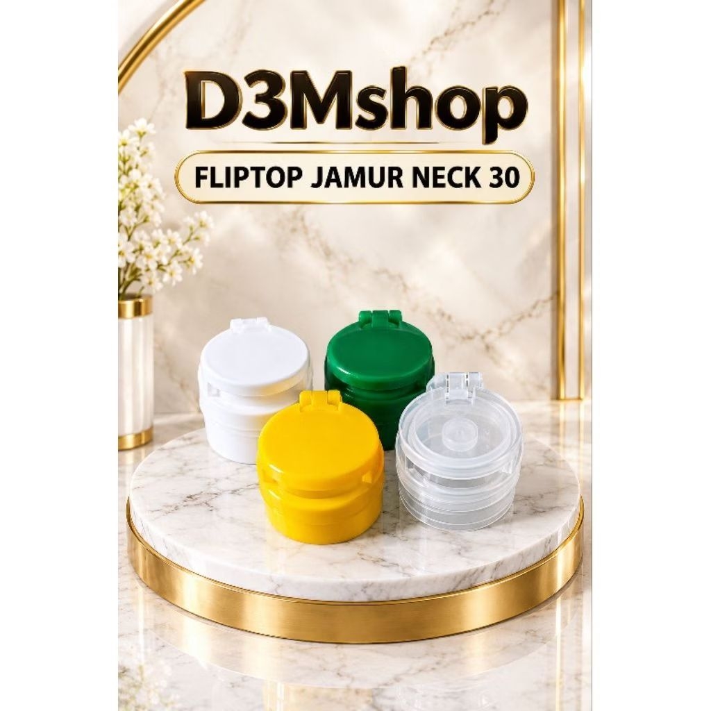 Tutup Fliptop jamur neck 30