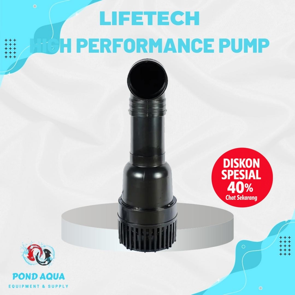 Pond Pump Bottom Filtration Lifetech HP 25000 LPH Pompa Air Kolam Ikan