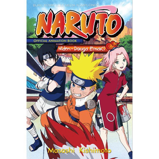 Naruto Official Animation Book: Hiden - Shippu Emaki ; Hiden - Douga Emaki