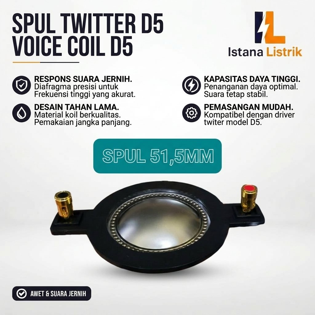 spul sepul driver tweeter 51.3mm 51,3mm 2in 2inch BMA D5 ACOUSTIC DONNER STAGE MASTER ACR dll