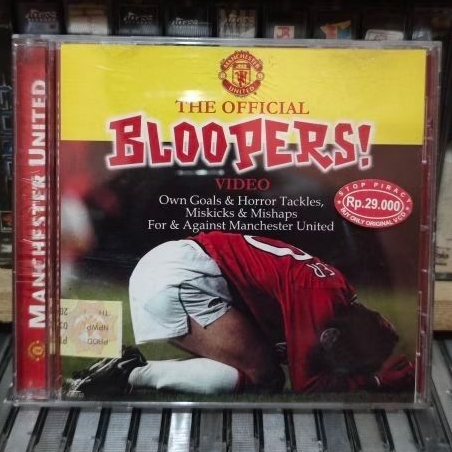 VCD MANCHESTER UNITED OFFICIAL / BLOOPERS