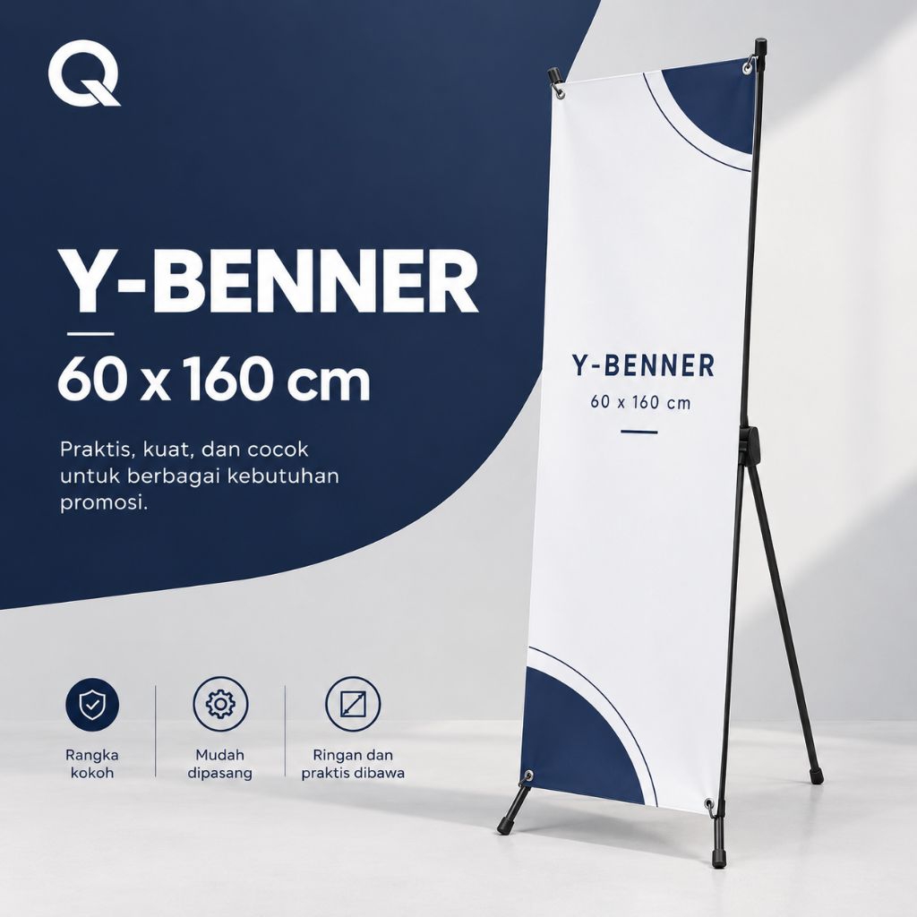 Y-BANNER | X Banner Y Banner Standing Banner Promosi | Stand Banner