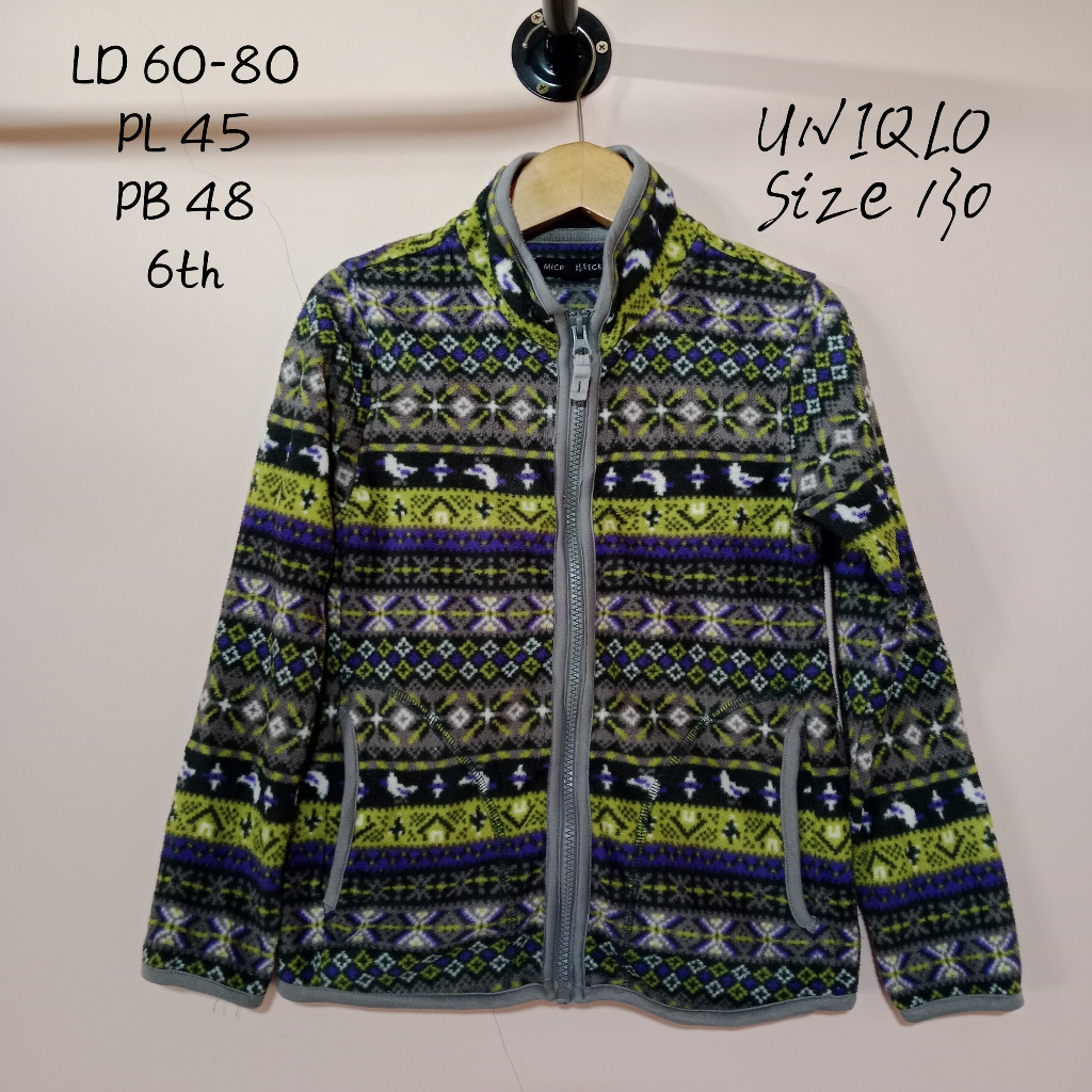 Jaket fleece 6th UNIQLO - MICRO FLEECE