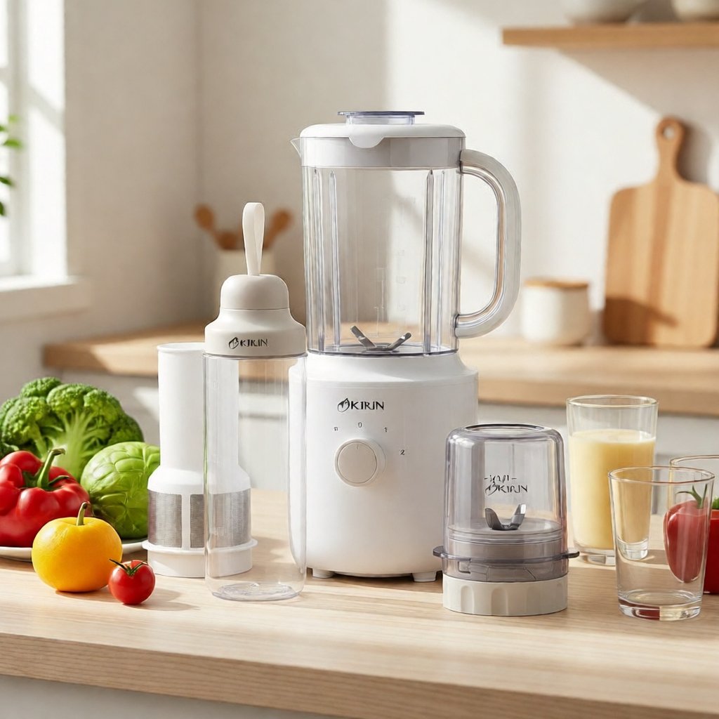 KIRIN Blender Plastik Set 1.2L - Omni Blender
