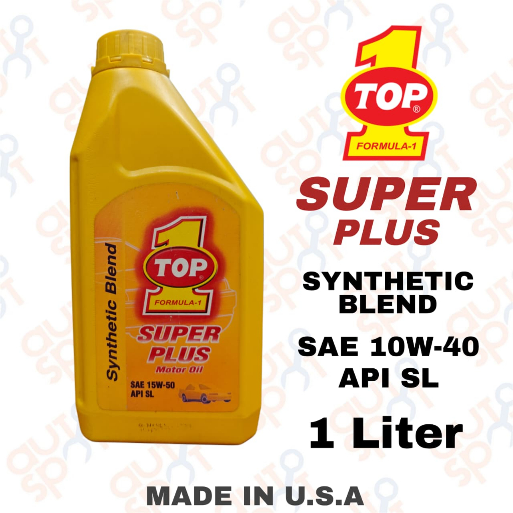 Top 1 Super Plus 15W-50 1L Oli Mobil Stop n Go Murah Original