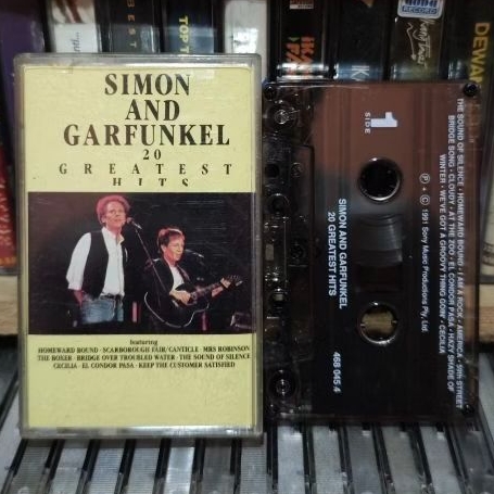 kaset pita SIMON AND GARFUNKEL / 20 GREATEST HITS
