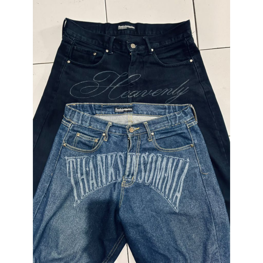 Denim Pants Draelle Arch Indigo Blue Thanksinsomnia