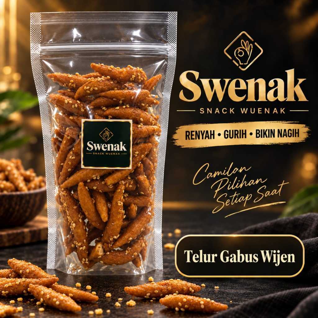 Telur Gabus Wijen Manis Premium