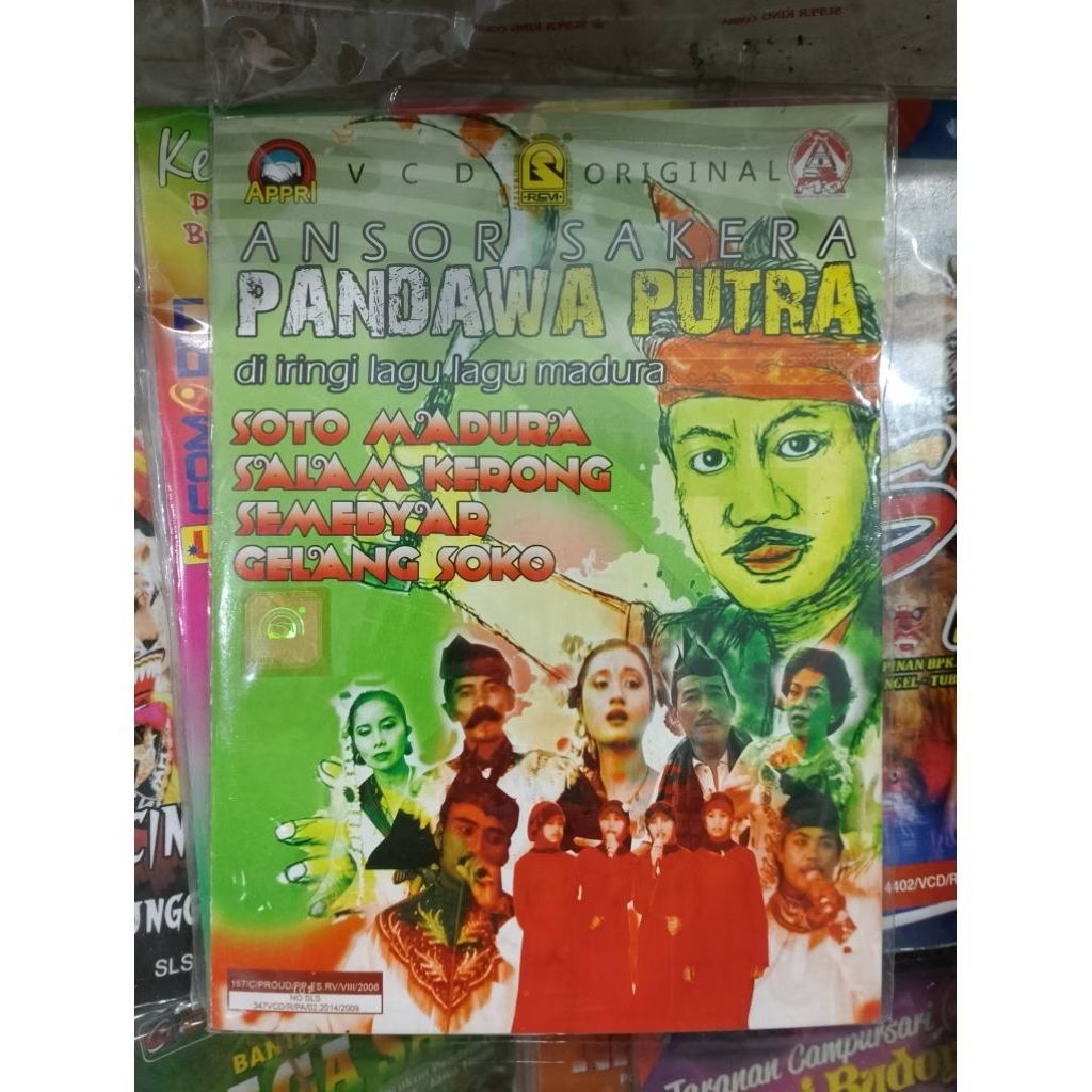 VCD original album Ansor Sakera Pandawa Putra