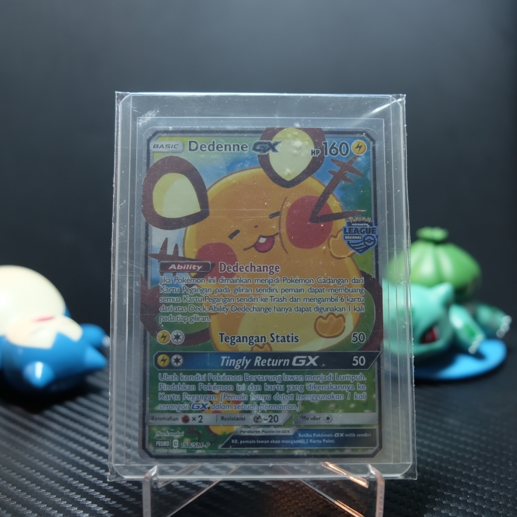 Kartu Pokemon Dedenne GX (Regional League Promo) Promo 158 SM-P Promo Matahari & Bulan Indonesia Nea