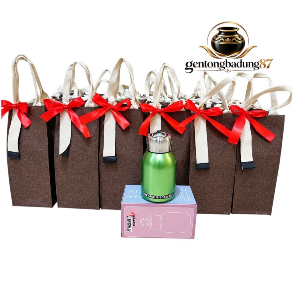 Tas tambler elegan / tas botol minum / hampers souvenir murah