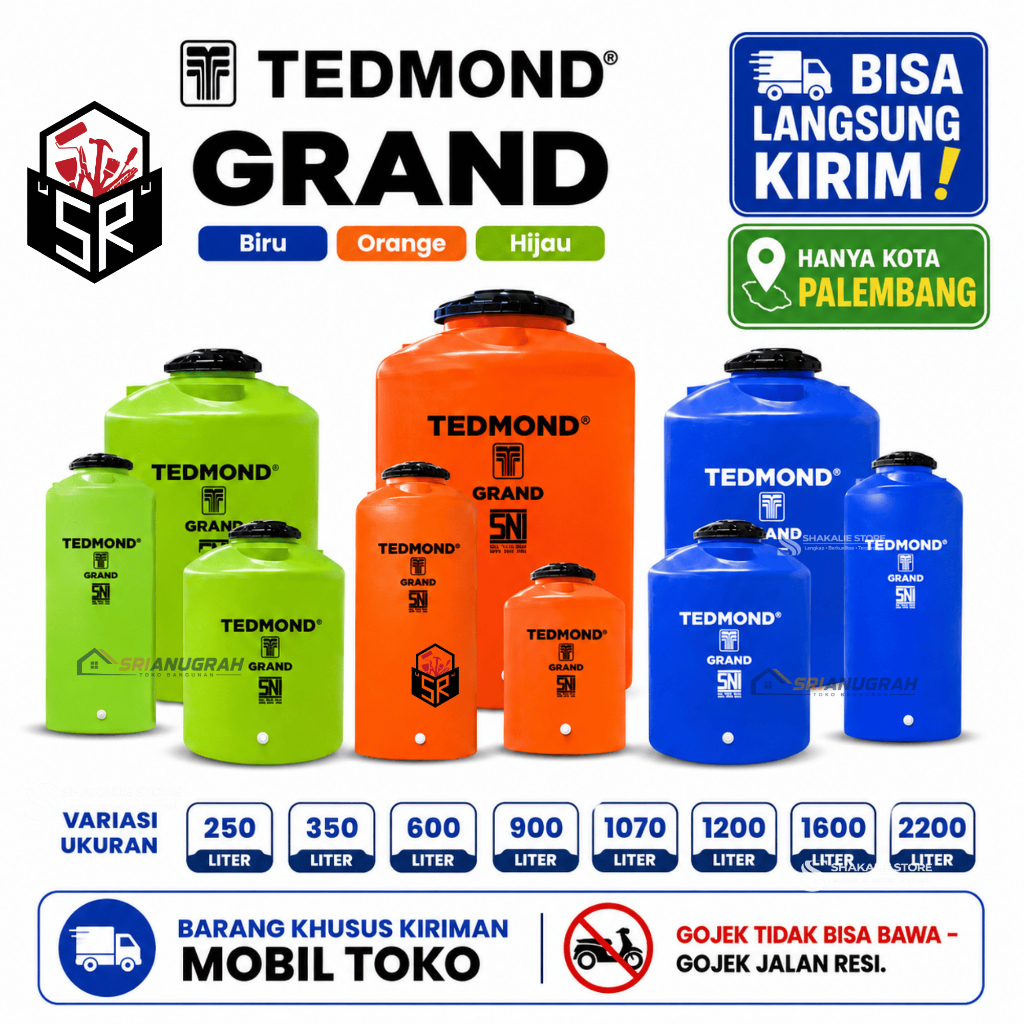 TEDMOND GRAND LUXE Tangki Air Tando Air  CARGO