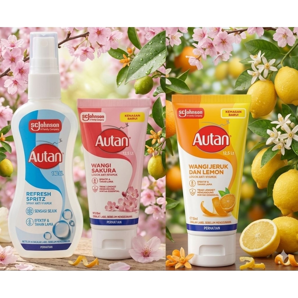 autan anti nyamuk lotion/ spray