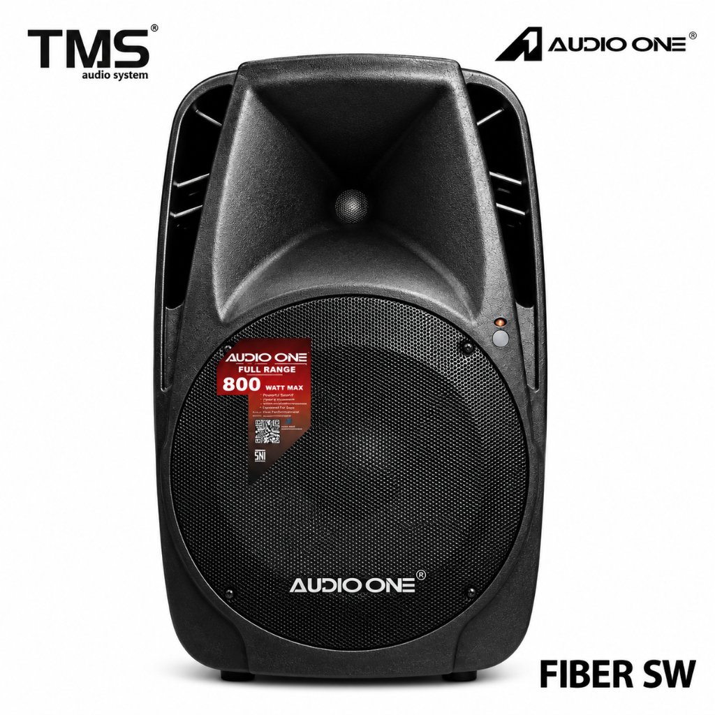 Speaker 15 inch SW 115 AUDIO ONE  Monitor Active Passive USB Bluetooth Box Fiber Equalizer - Usb TMS