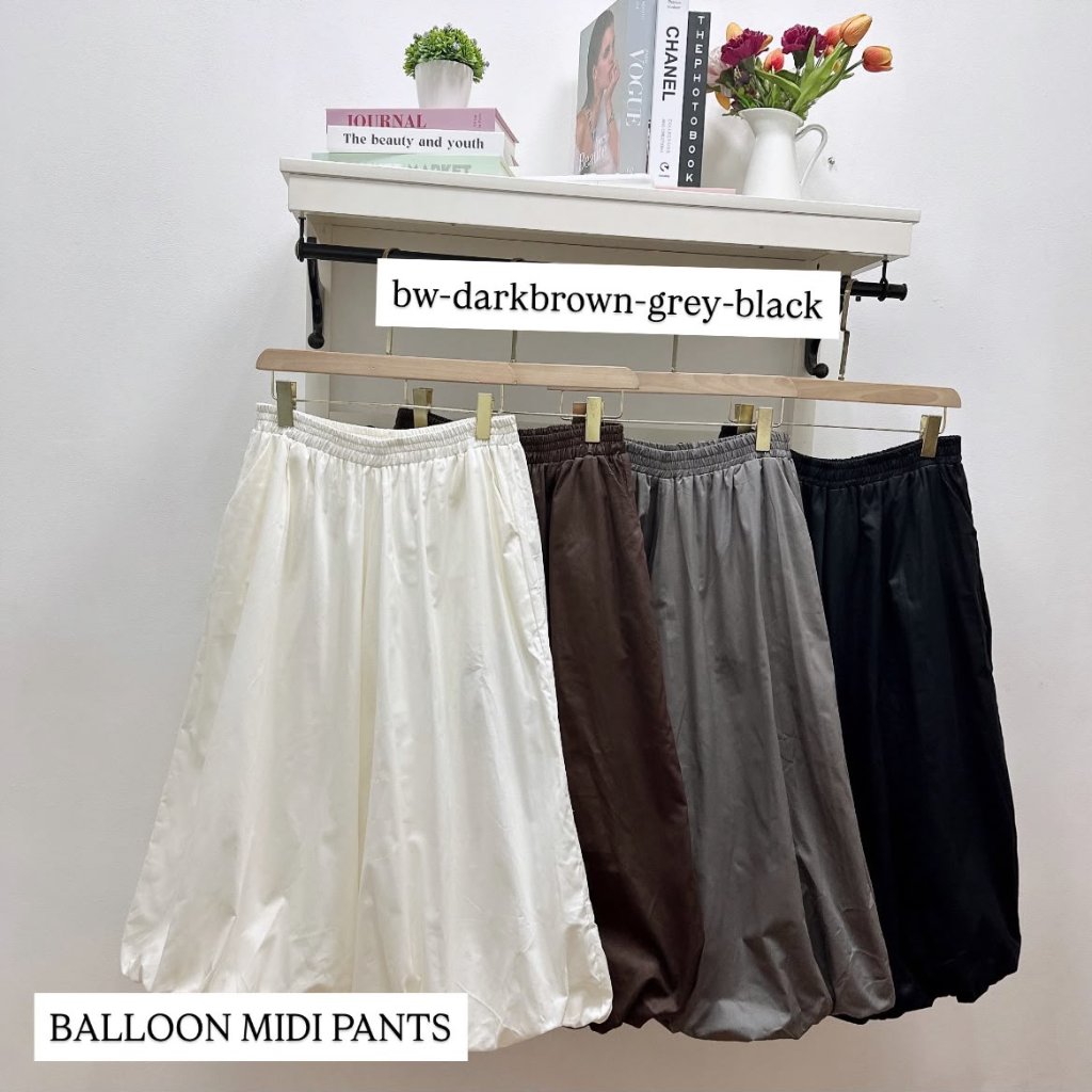 BALLOON MIDI PANTS