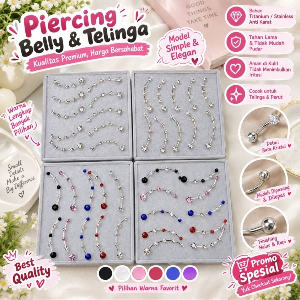 Grosir anting box import giwang bintang permata