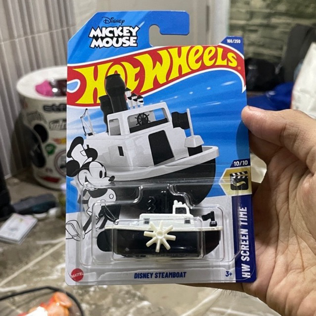 Hot Wheels Disney Mickey Mouse Disney Steamboat HW Screen Time 10/10