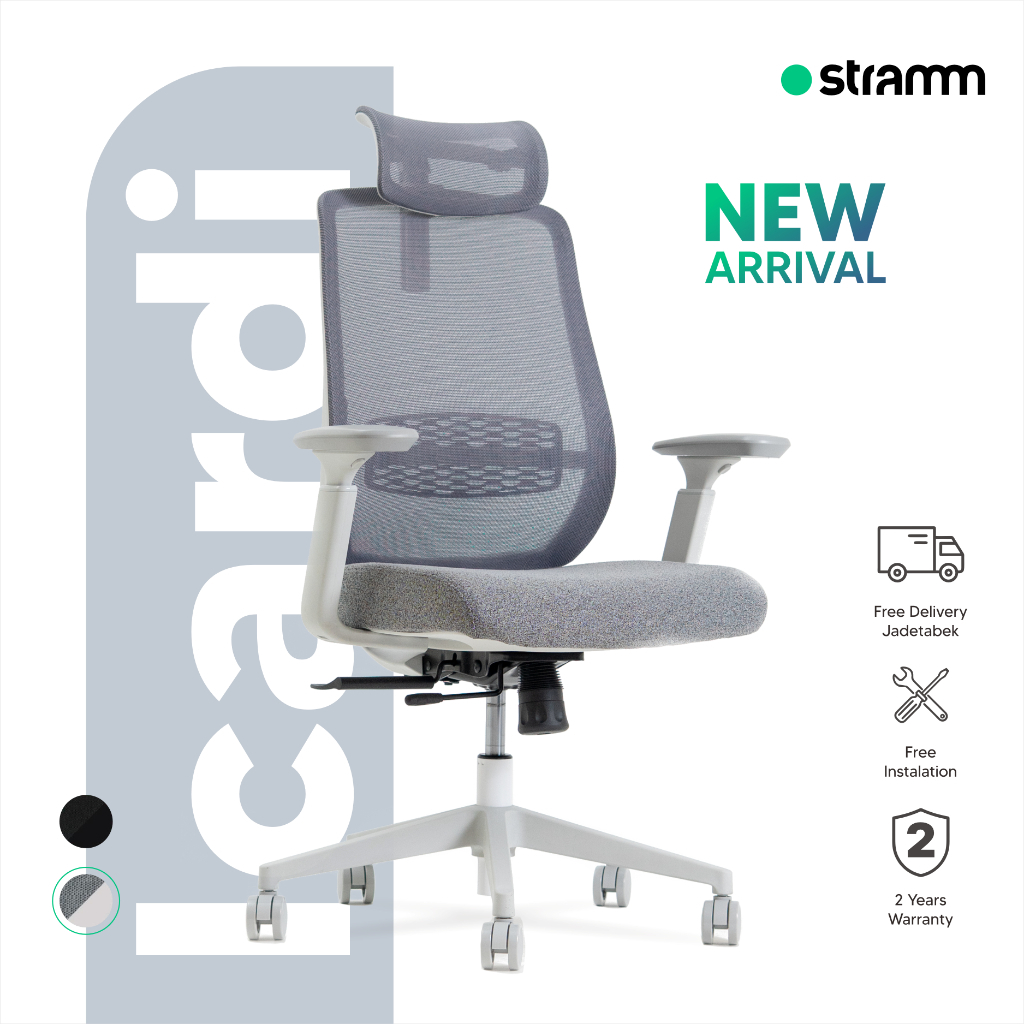 Kursi Kantor Ergonomis Stramm Icardi I