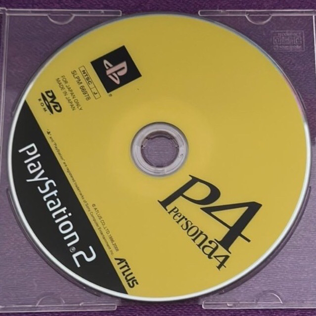 kaset game ps2 original japan persona 4
