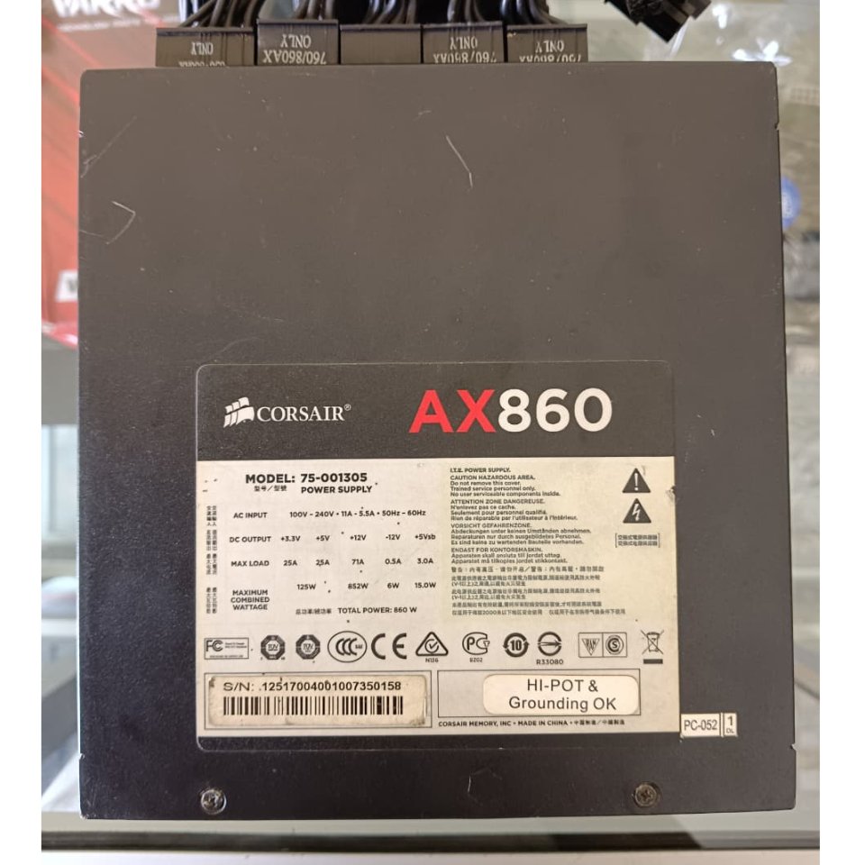 PSU CORSAIR AX860 75-001305 860W