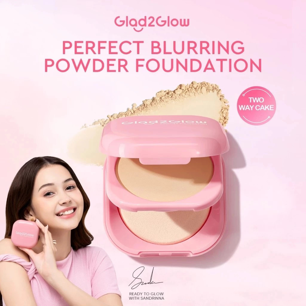 Glad2Glow Pb Powder Foundation 7.5G