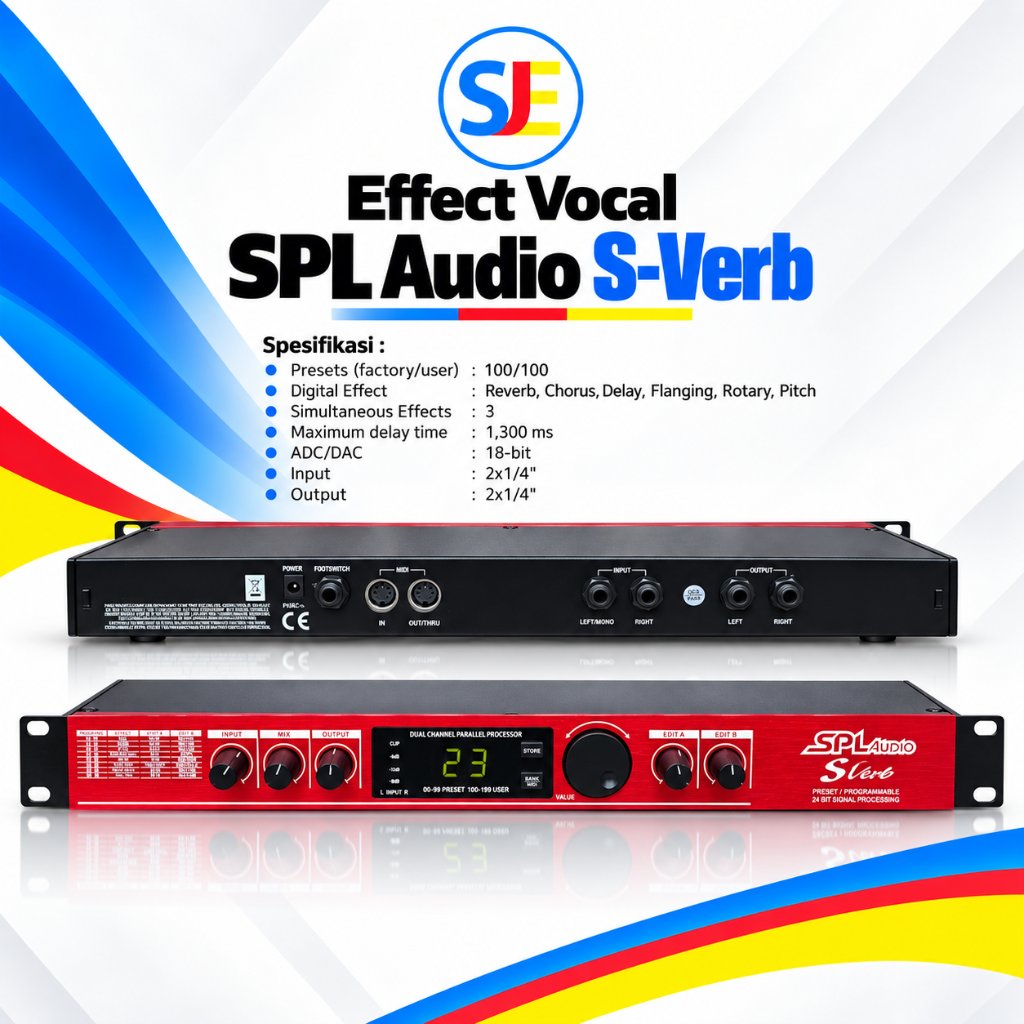 Efek Vokal SPL Audio S/Verb | Efek Vokal SPL Audio S-Verb | Effect Vocal SPL Audio S Verb