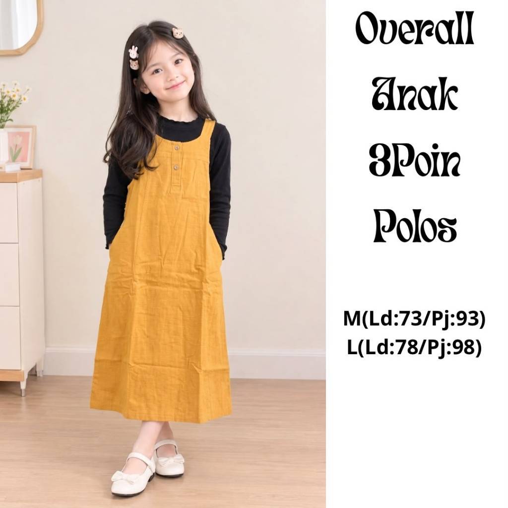 OVERAL ANAK 3POINT POLOS ORIGINAL