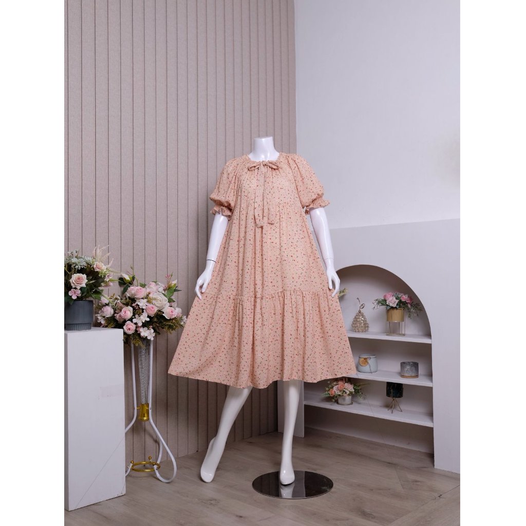 Zoraya Flora Dress Non Busui Daster Daster Adem