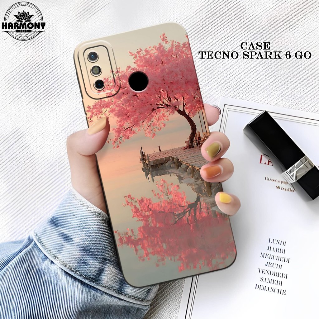 Case Tecno Spark 6 Go Terbaru- Fashion Case Aesthetic - Softcase Tecno Spark 6 Go - Silikon Pro Came