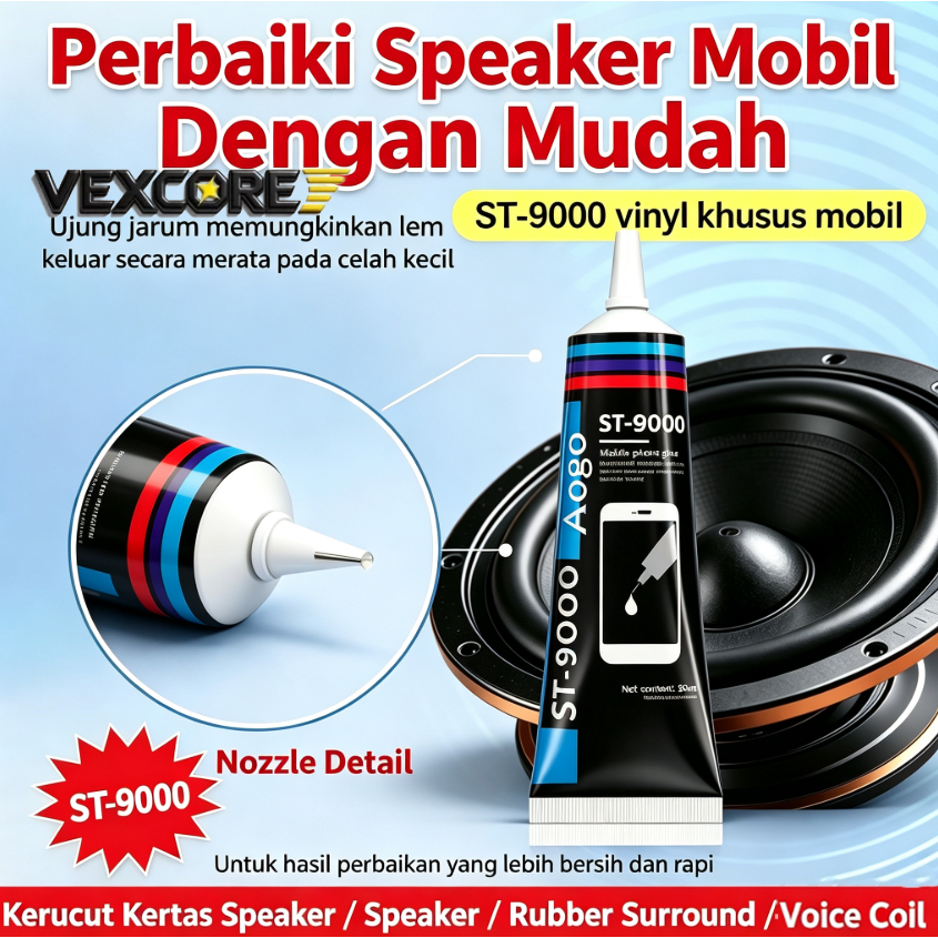 Moysmotorshop St‑9000 Lem Auto Sealer Hitam / Lem Silicone Hitam / Lem Bemper Kaca Lem Auto Sealer H