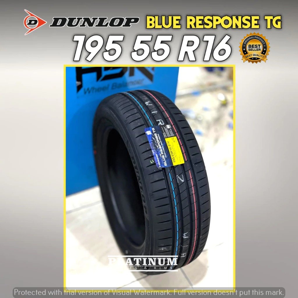 BAN DUNLOP BLUE RESPONSE TG 195 55 R16 II 195/55 R16 DUNLOP