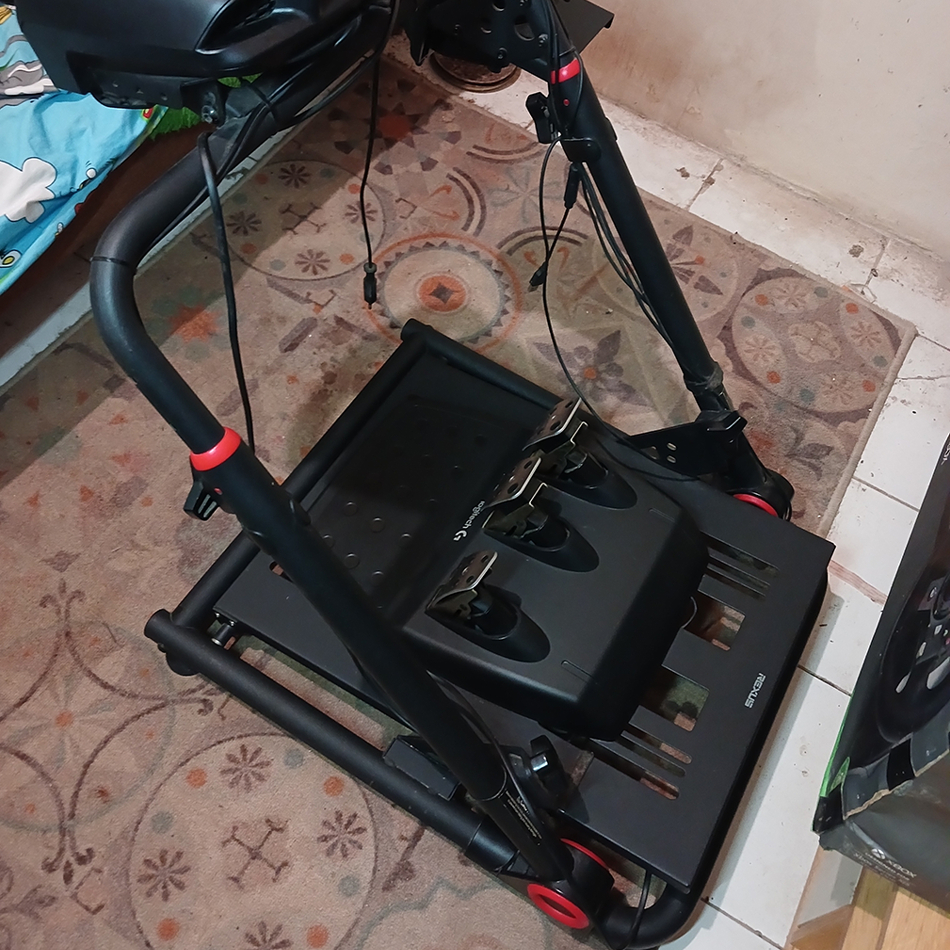 Stand Steering Wheel Racing Simulator Universal Rexus Veltro (Fullset Box)