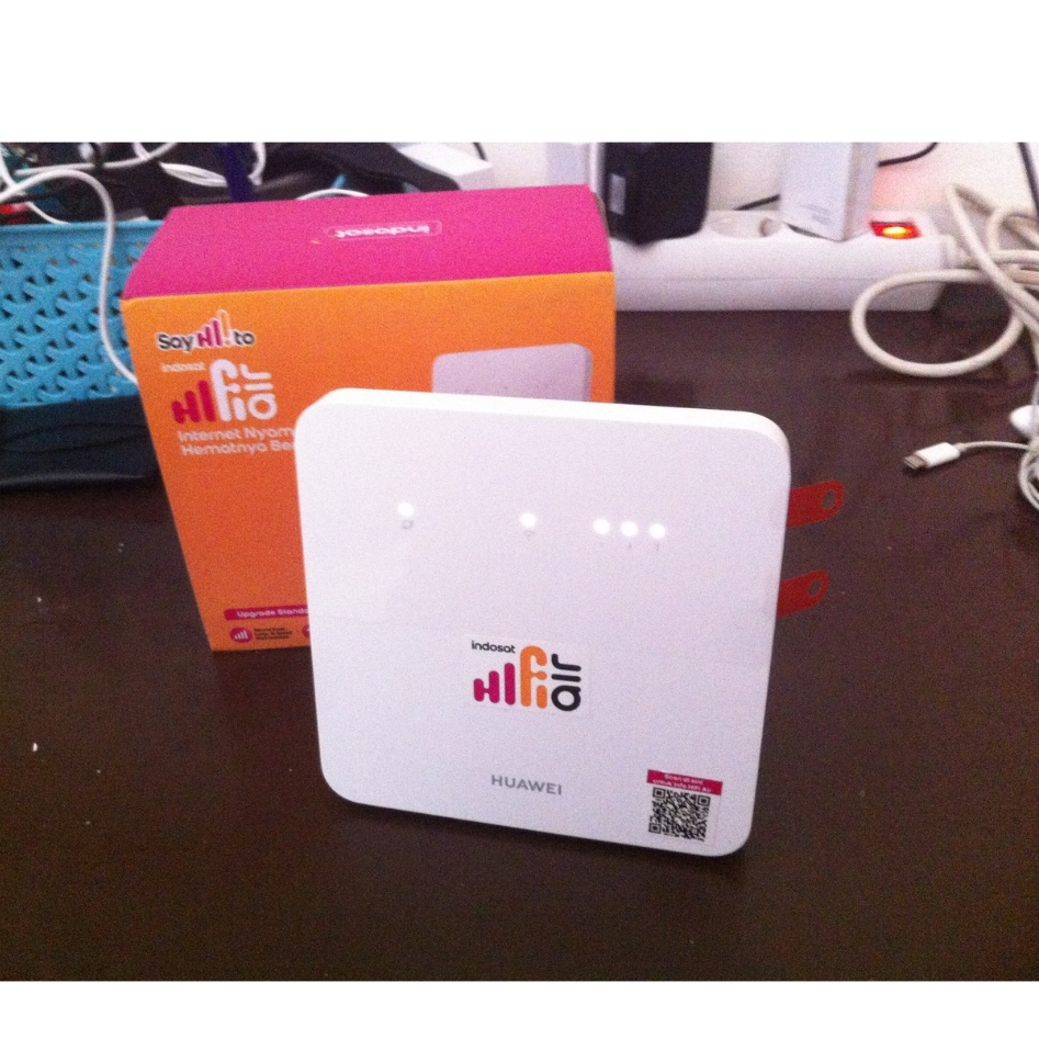 Indosat HiFi Air B320 Modem Router Wifi 4G LTE Fullset Kartu Bawaan Tri - 2nd second preloved