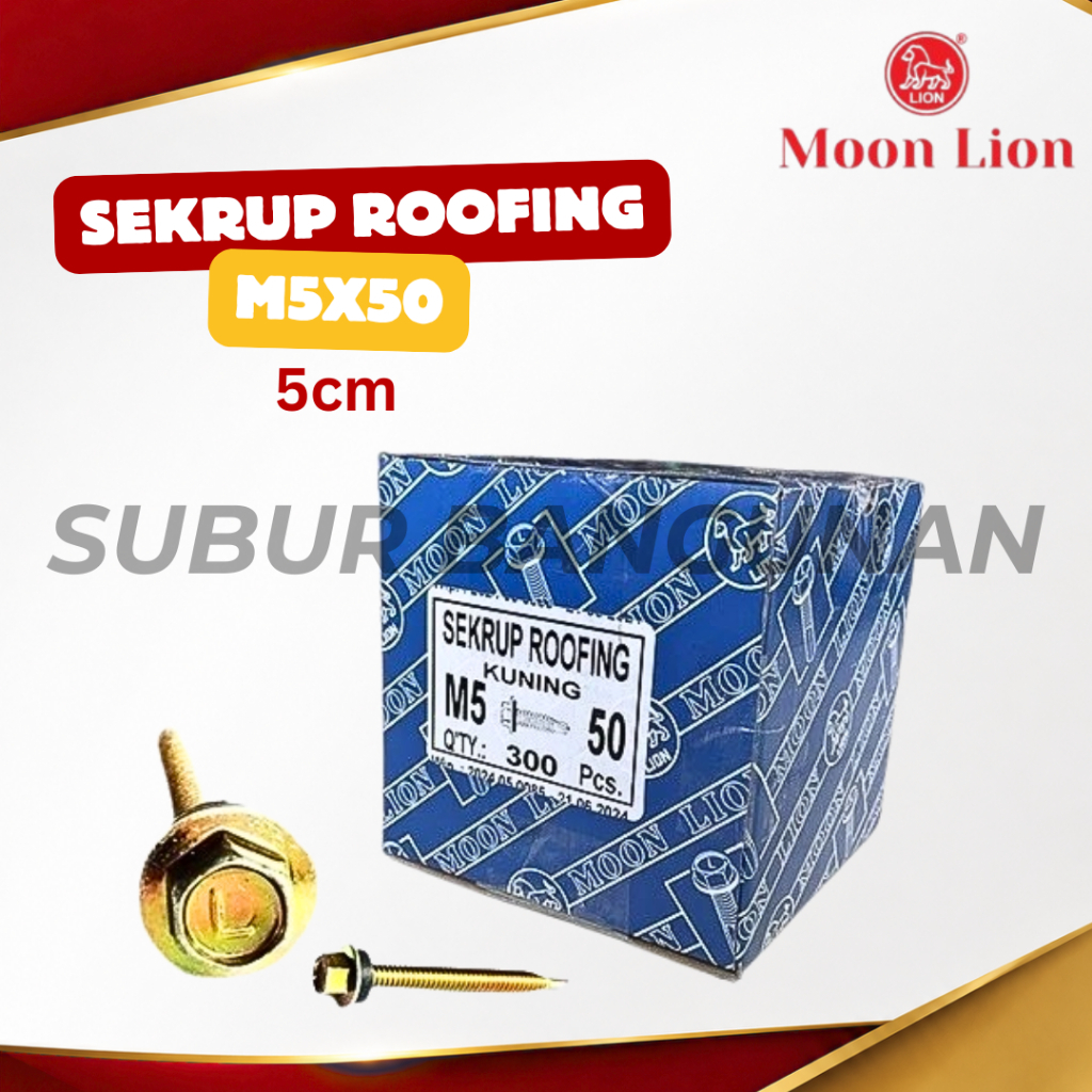 (DOS) Baut Roofing / Baut Spandek / Baut Drilling / Skrup Spandek 5 CM