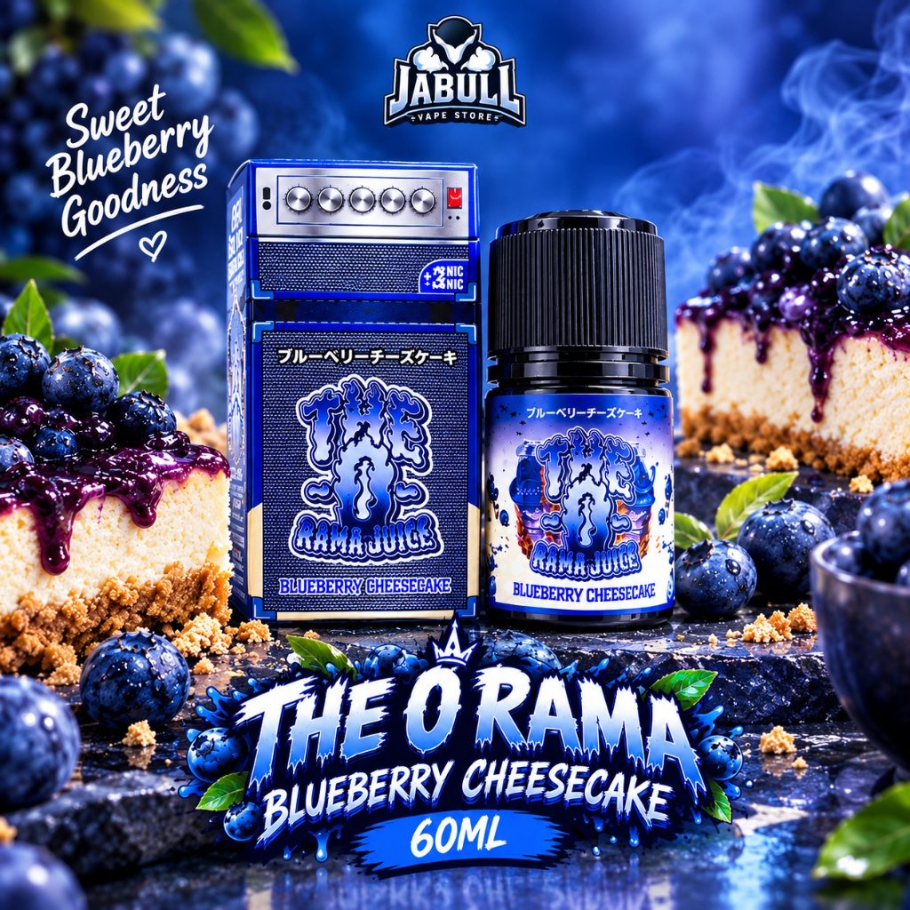The O Rama Juice Blueberry Cheesecake 60ML by Poda Liquid x Fathriio