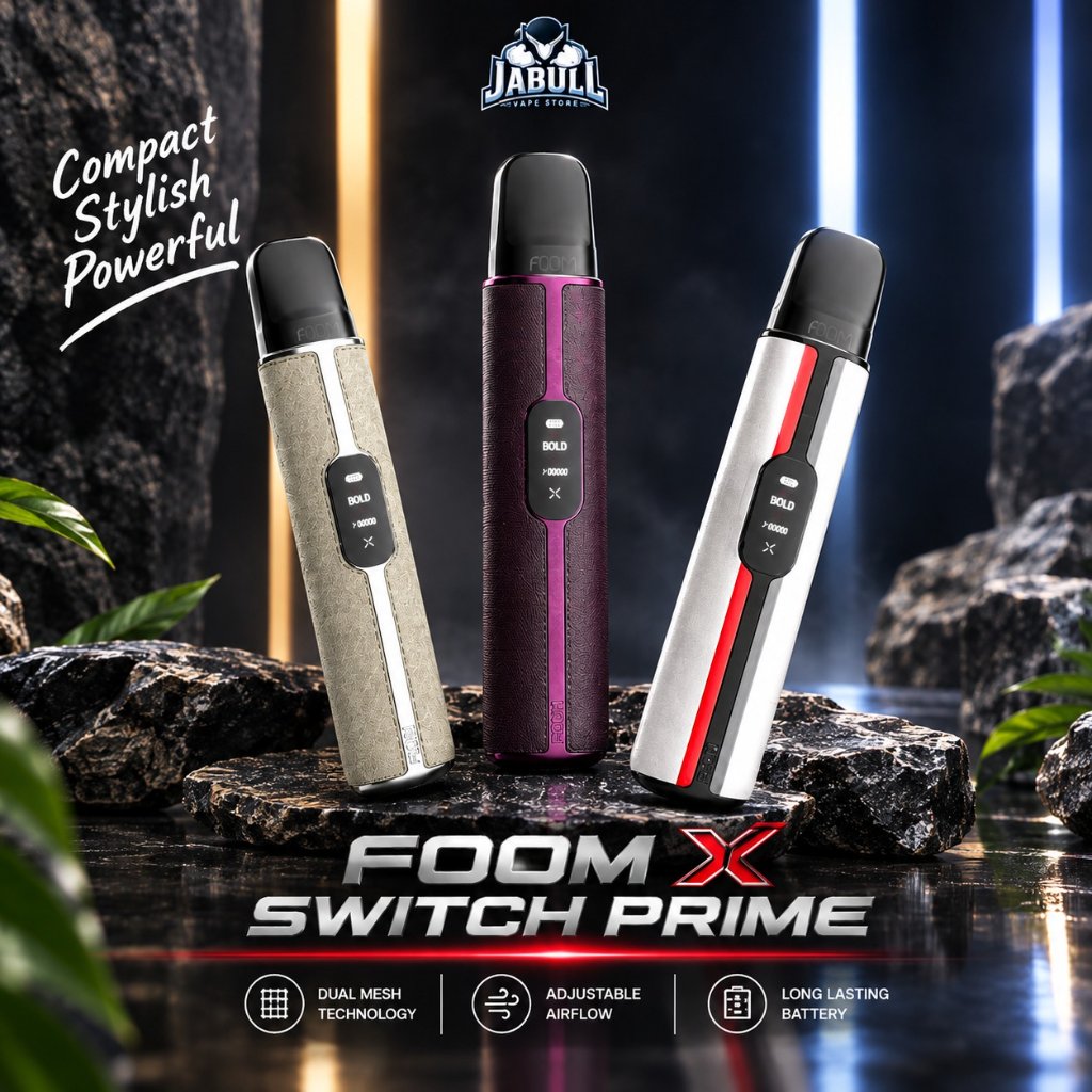 Foom X Switch Prime 1000mAh Pod Kit + Foom Saltnic 15ML by Foom Lab
