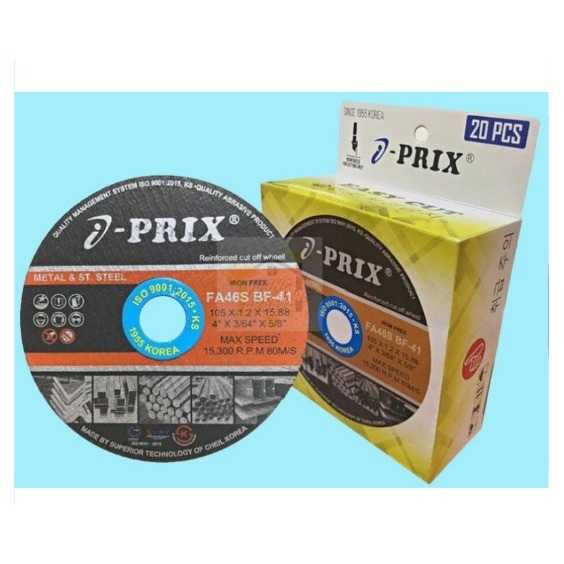 Batu Gerinda Cutting 4 inc x 1,2 mm x 16 mm Iprix / Cutting Wheel 4 inc Iprix