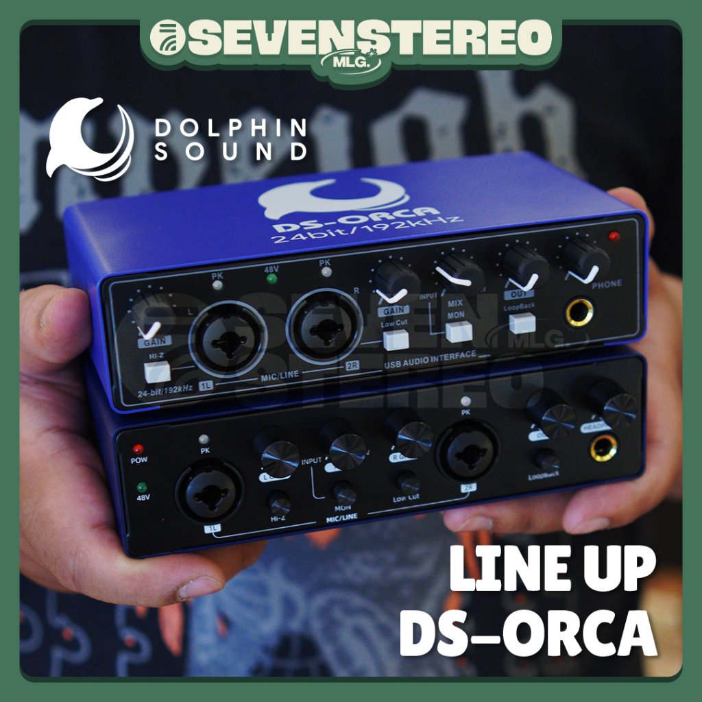 Dolphin Sound DS ORCA Soundcard Recording Dolphin Sound Orca DS Orca MK2 DS Orca MK3 Audio Interface