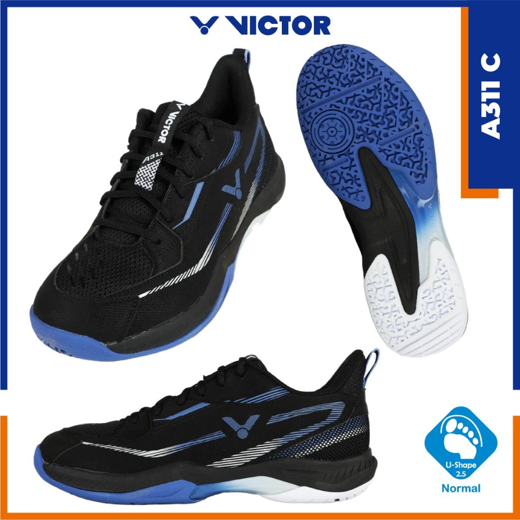 NEW SEPATU VICTOR A311 PUTIH HIJAU DAN HITAM/ SEPATU BADMINTON VICTOR A311 NEW 2026