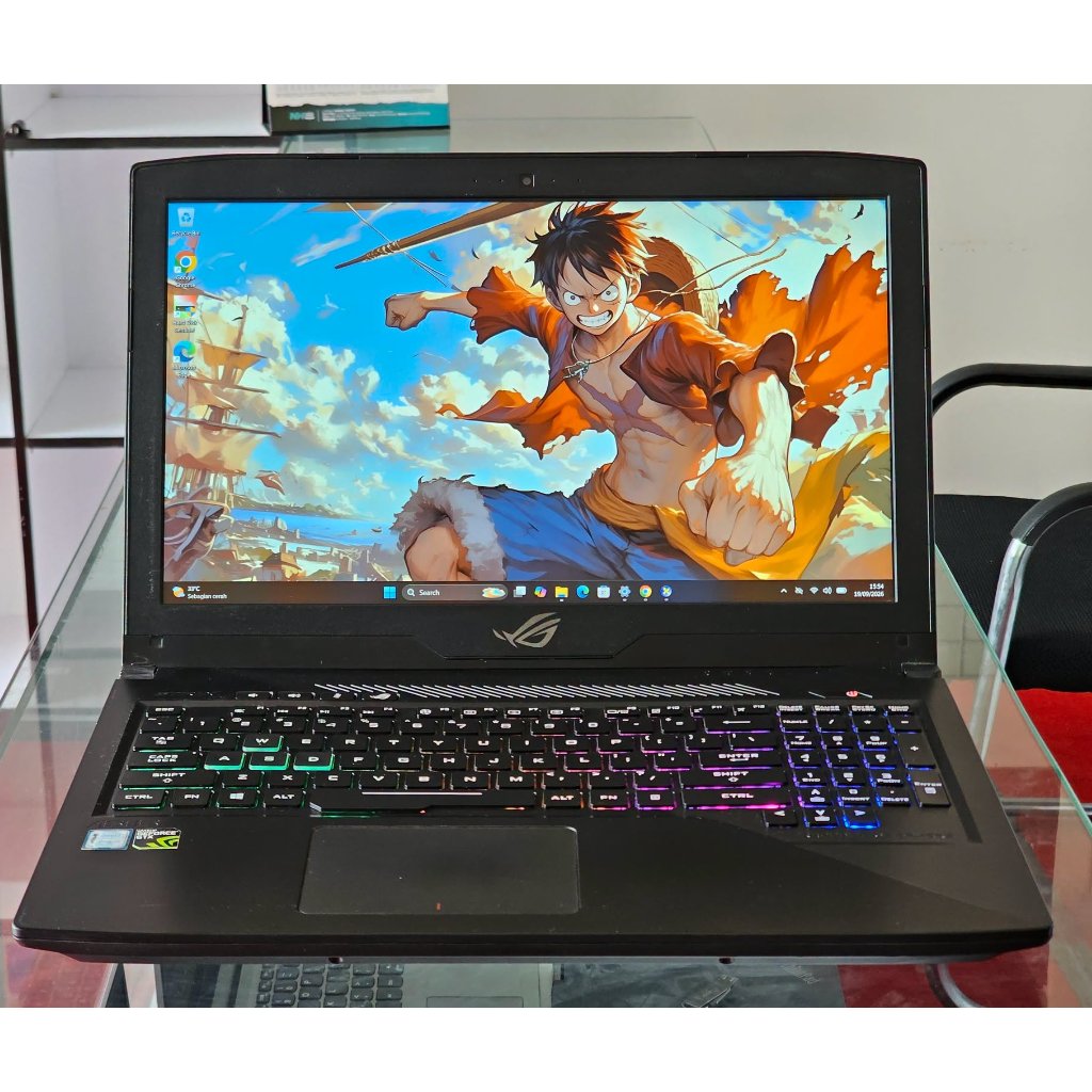 ASUS ROG Strix 15 GL503GE Intel Core i7 Gen 8 Ram 16 GB SSD 256 GB HDD 1 TB Nvidia GTX 1050 Ti RGB G