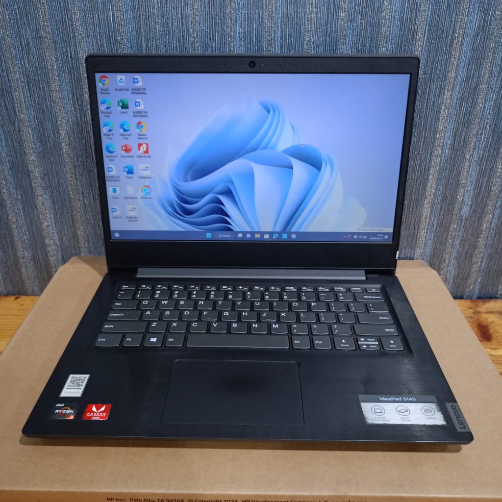 Laptop Lenovo Ideapad S145, Amd Ryzen 3 - 3200U, Ram 4Gb / 256Gb, SLIM, Gaming Editing Ngebut, Lengk