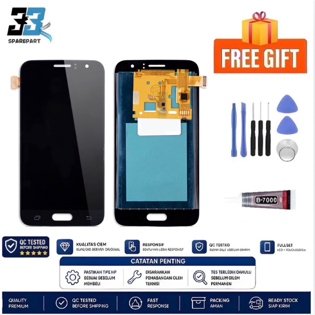 LCD TOUCHSCREEN SAMSUNG GALAXY J1 2016 / J120 ORI