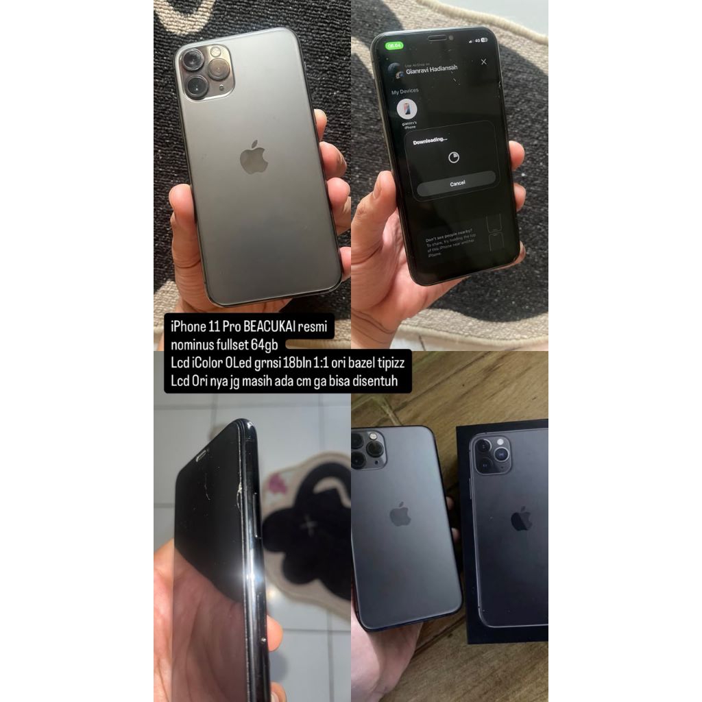iPhone 11 Pro 64GB Second Resmi Nominus Lengkap