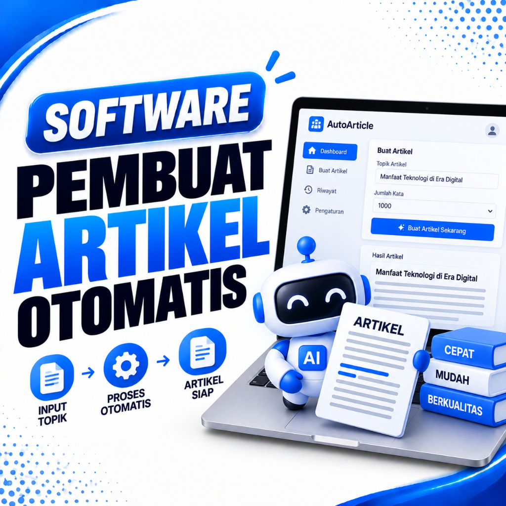 Software Generator Artikel SEO Friendly Otomatis Tools Aplikasi Blogger Wordpress Penulisan Konten G
