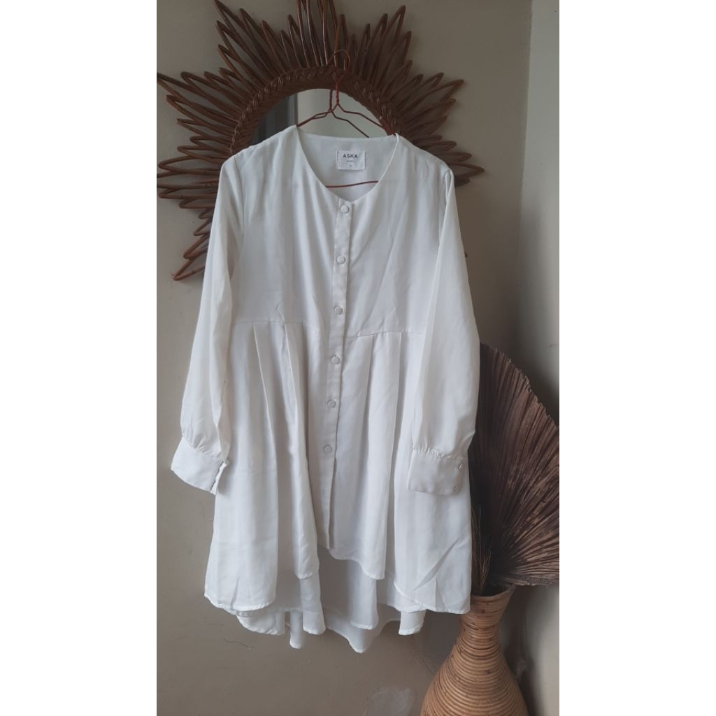 preloved tunik aska label size S