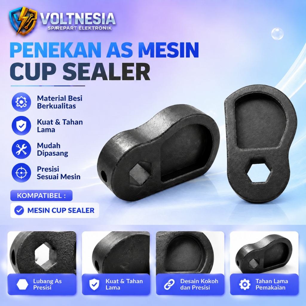 Penekan As Tengah Mesin Cup Sealer Universal Sparepart Press Plastik Minuman untuk Eton Getra