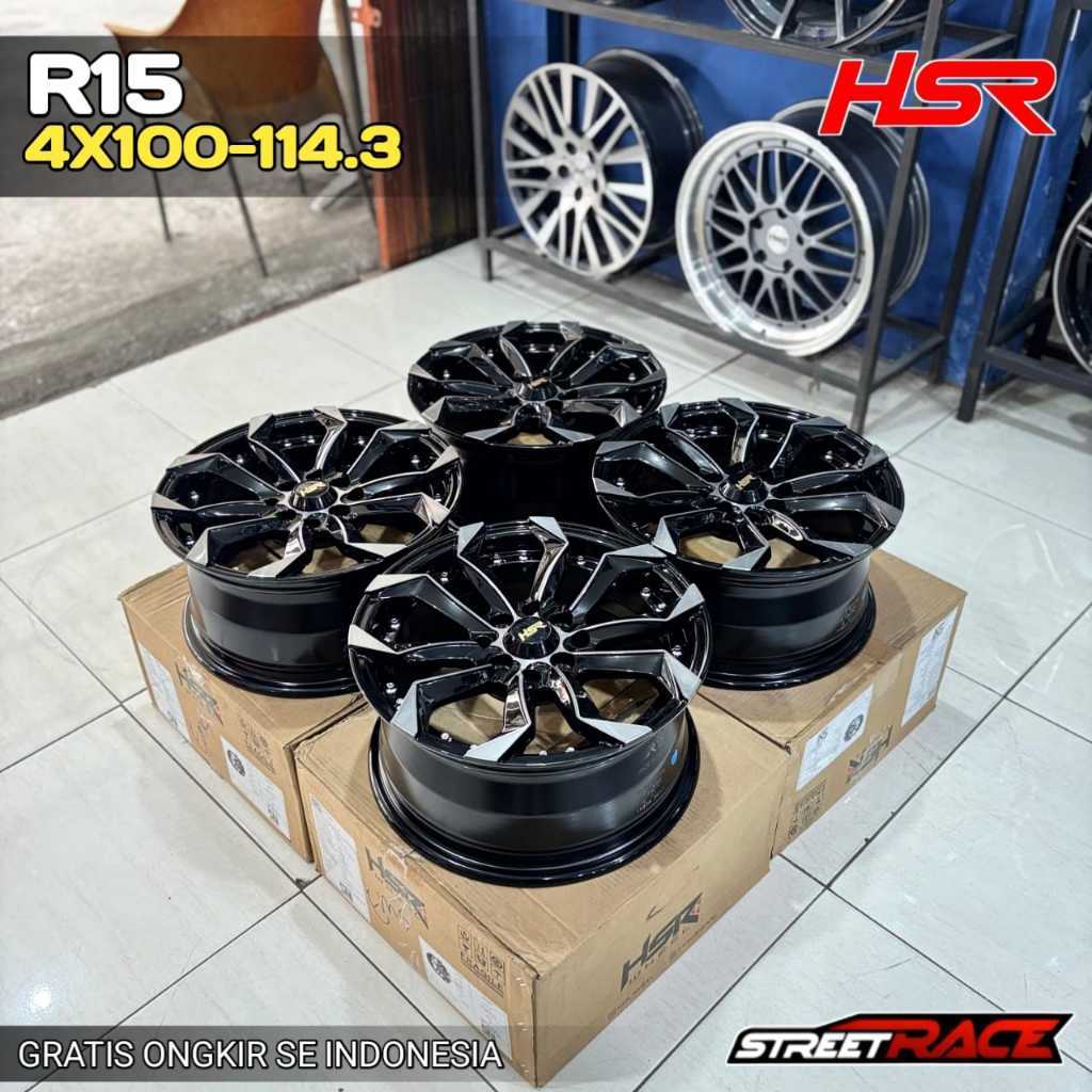 HSR Wwheel Labang R15 Velg Mobil Avanza Brio Ayla Agya